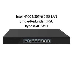 Buy cheap Zynshield 1U Rackmount Firewall PfSense N100 I3-N305 6 2.5Gbps LAN Bypass Redundant 4G Wifi from wholesalers