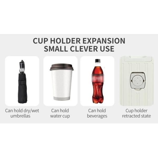 2 pieces set Front-Open Pocket versatile travel luggage Laptop Trolley Carry-On Size (yellow, 20") | Luggage Supplier with Hidden Cup Holder PC