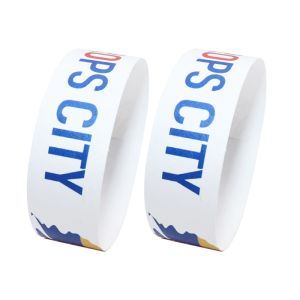 Buy cheap Tear Resistant Tyvek Paper Wristbands Printable Personalized Full Color from wholesalers