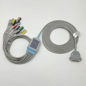 Micromed one-pieces 25pin EKG Cable 11-Lead Clip IEC