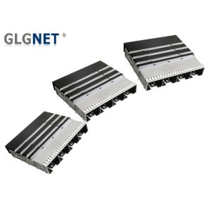 Buy cheap Custom Ganged SFP28 Cage Assembly Black Oxide Treatment On Surface from wholesalers