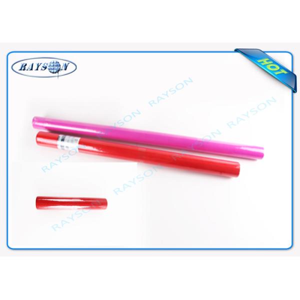 Roll Cutting TNT / Non Woven Tablecloth Finished Packing With Shrink And Paper
