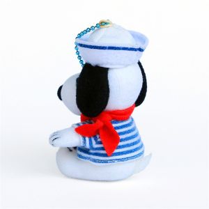 Buy cheap Wholesale 15 Cm Lovely Sailor Suit Snoopy Plush Key Chain Bag Pendant Little Boy'S Present from wholesalers