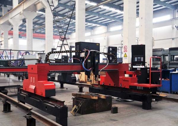 Buy cheap Gantry Type CNC Plasma Gas Cutting Machine with 1 Gas Torch 1 Plasma Torch from wholesalers