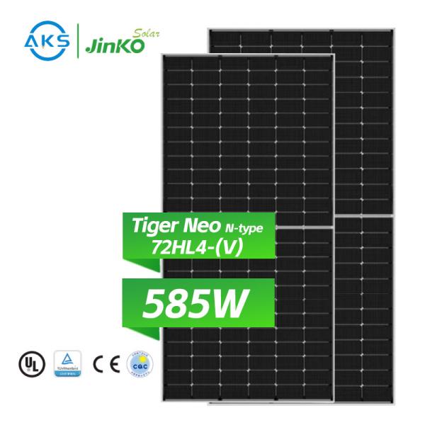 AKS Jinko Tiger Neo N-Type 72HL4-V Jinko Solar Panel 565W 570W 575W 580W 585W