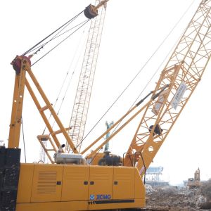 Buy cheap Complex Terrain Crawler Crane 55 Ton / XCMG Used Crawler Crane from wholesalers