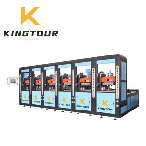 Buy cheap Automatic Rubber Sole Making Machine 6 Station Shoe Sole Moulding Machine 61 Kw from wholesalers