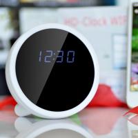 Buy cheap IP Wireless Wifi Spy Camera Alarm Clock , 32GB Memory Card Hd Wifi Clock Camera product