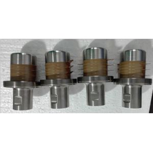 Buy cheap Titanium Material Ultrasonic Welding Transducer With 20nf Capacitance , 3000 Watt from wholesalers
