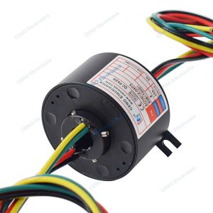 Buy cheap Through Hole Slip Ring with Rotating Electrical Connectors for Robotics Arm from wholesalers