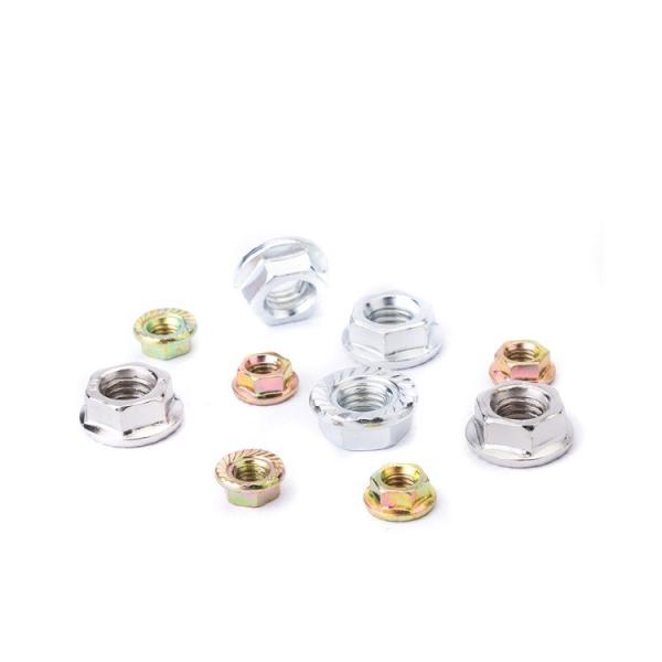 Stock ISO GB Standard M2-M30 SUS304 Stainless Steel DIN6923 Hex Flange Nuts for