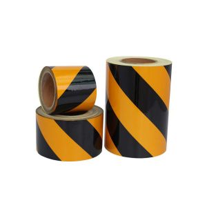Buy cheap Strong Adhesive Reflective Warning Tape For Traffic Barrier from wholesalers