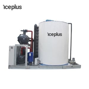 Full Automatic Ice Flake Maker Machine 40 Ton 1.5-2.2mm Ice Thickness