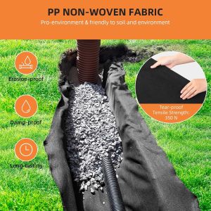 Buy cheap Geotextile Landscape, 4ft X 50ft & 6oz Geotextile Fabric, PP Drainage 350N Tensile Strength & 440N Load Capacity, For Driveway & Road Stabilizationr, from wholesalers