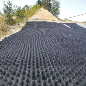 Buy cheap ASTM Standard HDPE Geocell 50mm Height Honeycomb Gravel Grid from wholesalers