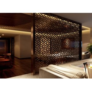 Buy cheap Customized Color Decorative Metal Screen Panels Lightweight For House / Building from wholesalers