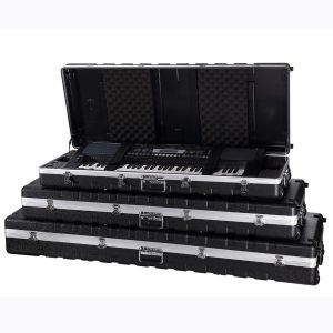 Buy cheap ABS 61 Key Piano Keyboard Case With Wheels Waterproof Hard Shell product