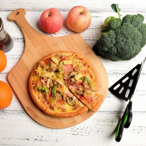 Buy cheap high quality customized style pizza wooden plate pizza boards for hot selling from wholesalers