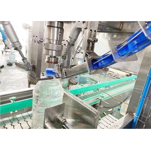 Buy cheap 4L Industrial Liquid Filler Rinsing Filling Capping Machine PLC Control from wholesalers