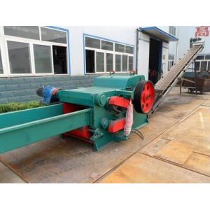 Wood combination crusher/chipper machine, Diesel chipper machine with capacity