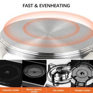 Amazon Hot Selling Silver 2 Layer Cooking Steamer Stainless Steel Steamer Pot