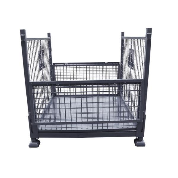 Quality Stackable Galvanised Stillages Pallet Cage For Automotive Storage for sale