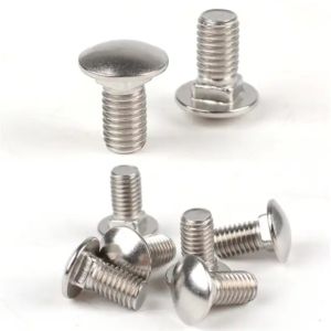 Thread Pitch 1.0mm Countersunk Carriage Bolts with 100pcs/box