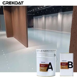 Buy cheap 100% Continuous Surface Self-Leveling Epoxy Floor Coating with 5:1 Mix Ratio and 12 Months Shelf Life from wholesalers