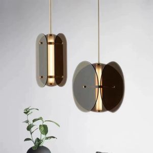 Buy cheap Nordic luxury restaurant small designer Pendant Light  bedroom bedside Arch Pendant Lamp(WH-GP-144) from wholesalers