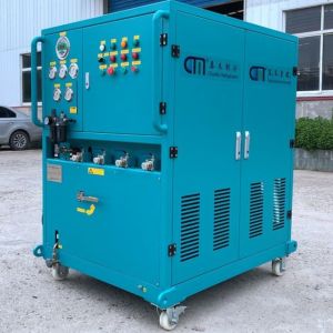 Buy cheap Freon Oil-Less Plant R410a R22  Recovery Unit Refrigerant Charging Machine from wholesalers