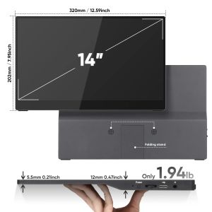 Buy cheap UHD 14.0 Inch IPS 4k Travel Monitor 10 Points Touch Screen USB-C HD For Laptop from wholesalers