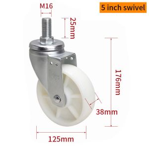 Buy cheap Threaded Medium Duty Caster Wheels Industrial 5 Swivel Caster Wheels from wholesalers