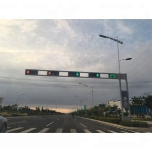 Buy cheap Traffic Light Pole Frame Type GQ-LP-2 Plastic Spraying Surface Preparation product