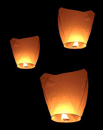 Sky Lanterns, Flying Himmelslaternan Lantern Skylaternen Sky-Lanternen Khom Loy,