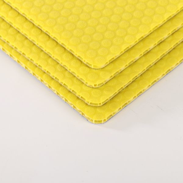 Buy cheap Yellow Customized Plastic Honeycomb Sheet Recycled Polypropylene Honeycomb Panel 1500mm from wholesalers