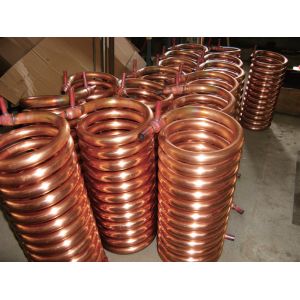 Buy cheap Ice machine, oil cooling copper tube aluminum fin condenser coil the inner tube of the double-pipe heat exchanger from wholesalers