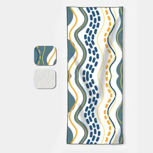 Buy cheap custom logo print quick dry microfiber egyptian beach towels with a zip pocket recycled towel sand free from wholesalers