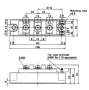 Buy cheap IGBT Power Module 2DI75Z-120 POWER TRANSISTOR MODULE  FUJITSU IGBT Power Module from wholesalers