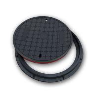 Buy cheap Load Bearing D400 FRP Manhole Cover Composite Sewer Plate With Lock product