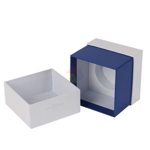 White Customized Skincare Box Packaging Rigid Cardboard With Foam Tray