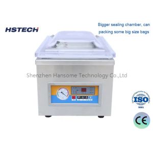 Buy cheap Efficient Double Sealing Chamber Vacuum Machine with Transparent Cover from wholesalers