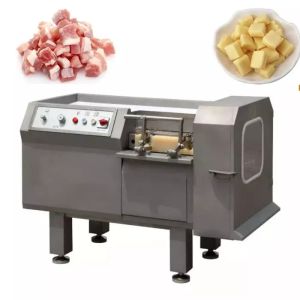 Buy cheap Professional Bacon Slicing Sausage Full-Automatic Meat Cube Cutting And Slicer Machine With Ce Certificate from wholesalers