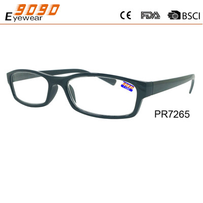 Buy cheap Unisex fashionable reading glasses, made of plastic, Power rang : 1.00 to 4.00D from wholesalers