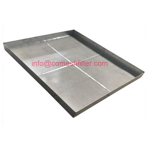 Buy cheap Steel Woven Wire Mesh Tray Screen Rectangular Opening 600x400mm from wholesalers