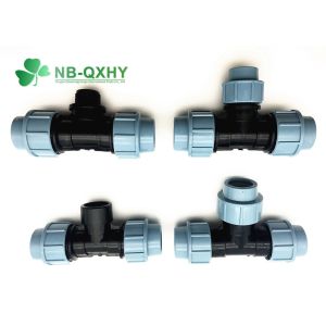 Buy cheap Durable All Size and Type Irrigation Plastic Compression Fitting Pn16 Square One Design from wholesalers