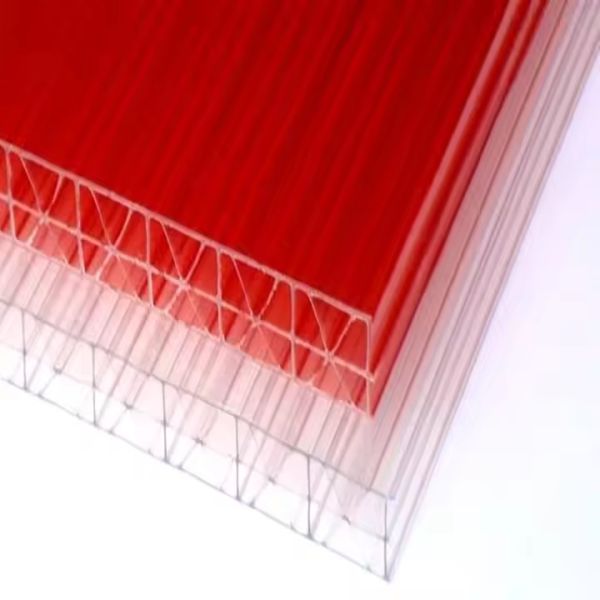 Buy cheap Impact-resistant X-type Multi-layer Polycarbonate Sheet X-shaped Structure Solar Board for Wall Panel from wholesalers