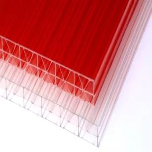 Buy cheap Impact-resistant X-type Multi-layer Polycarbonate Sheet X-shaped Structure Solar Board for Wall Panel from wholesalers