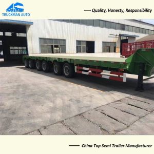 Buy cheap 120 Tons Lowbed Semi Trailer 6 Axle HG60 Material from wholesalers