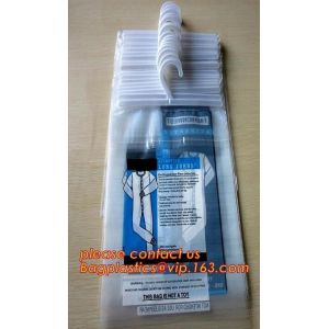 clothes package garment bag with hook,inexpensive transparent PVC swimwear