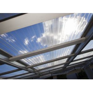 Buy cheap Multipurpose Clear Plastic Roofing Panels Transparent UV Proof Heatproof from wholesalers